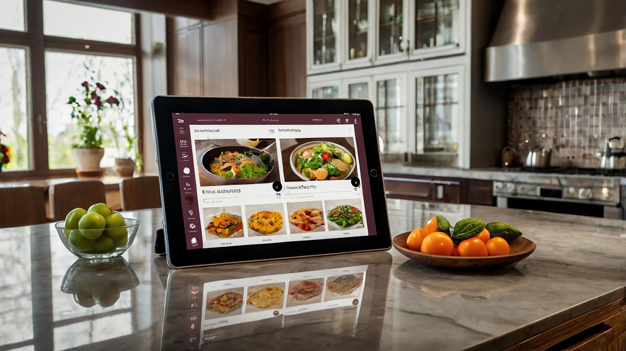 Subscription plan overview on tablet screen